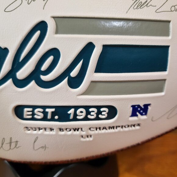 NFL 2023 Special Edition Replica Signature Football Philadelphia Eagles NEW - Picture 2 of 10